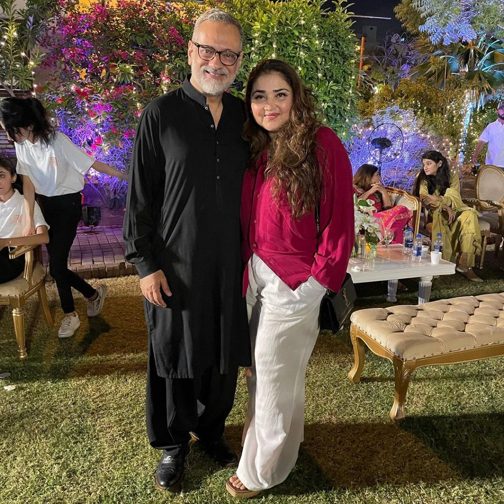 Amir Adnan and Huma Adnan at MM Fragrances Launch