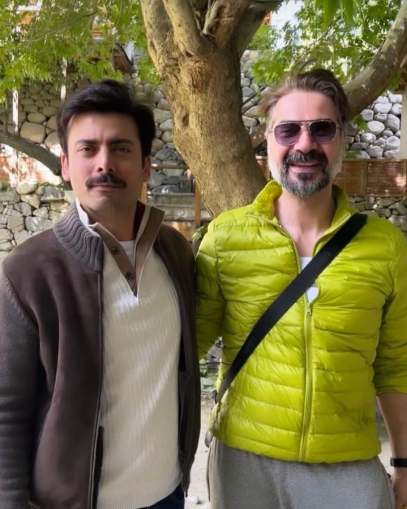 Fawad Khan at Jo Bache Hain Sang Samait Lo shoot