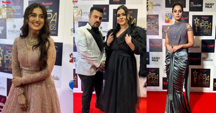 Hiba Bukhari, Amar Khan and Humaima Malik at IPPA Awards 2023
