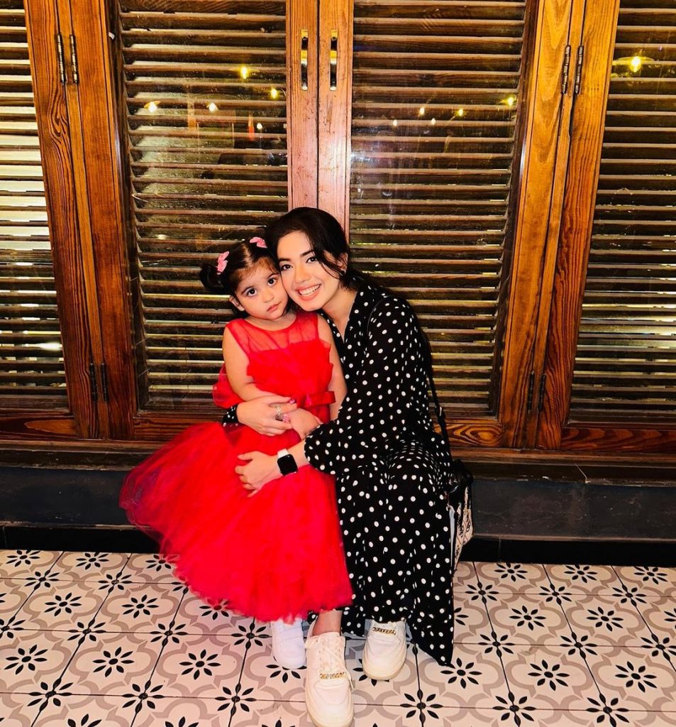 Arisha Razi Khan with Niece Mirha